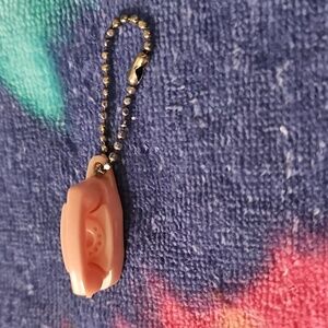 Vintage Pink Princess Telephone Key Ring Keychain In Excellent Condition